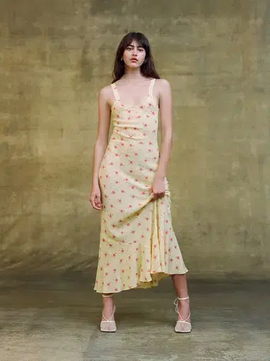 Realisation Par Allegra Dress Verona Size  Yellow 8