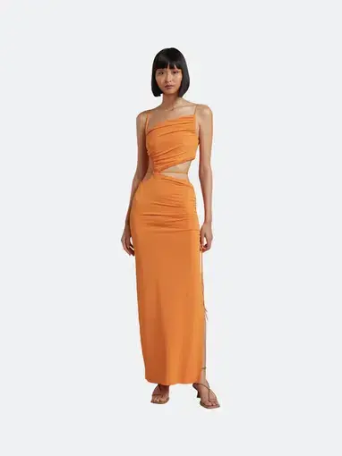 Bec & Bridge Dilkon Maxi Dress Orange Size 10 / M