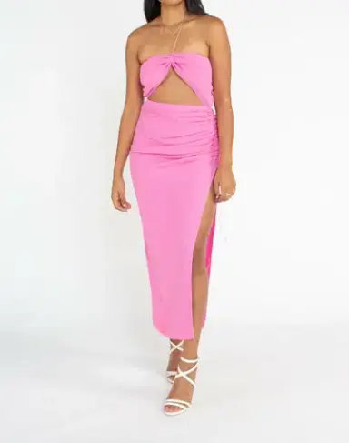 Natalie Rolt Aston Dress in Candy Pink Size 0 / Au 6