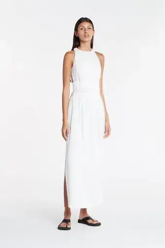 Sir The Label Vilma Cross Back Gown White Size AU 8