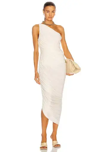 Norma Kamali Diana Gown White Size 10