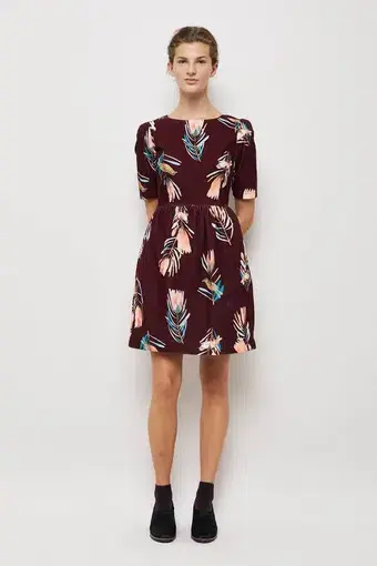 Gorman X Dana Kinter Sugarbush Cord Mini Dress Floral Size 10