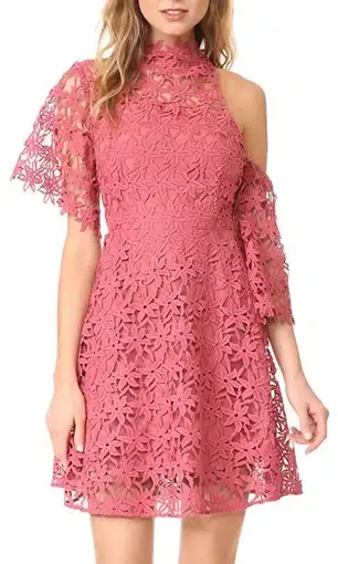 Keepsake Stay Close Mini Dress in Paprika Pink Size M/Au 10