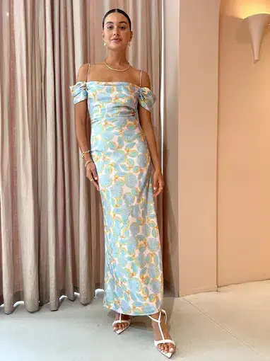 Issy Daphne Dress in Pearl Size AU 6