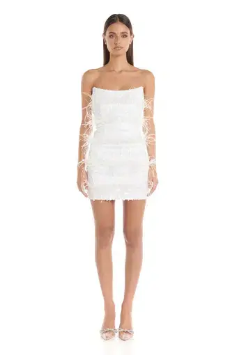 Eliya the Label Tiffany Mini Dress White Size 6 / XS