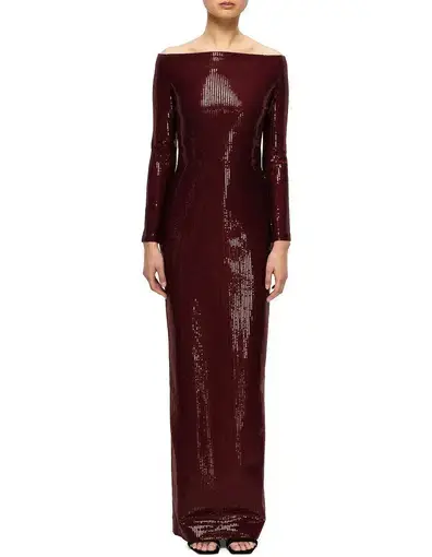 Solace London Ruby Maxi Dress in Aubergine
Size 16