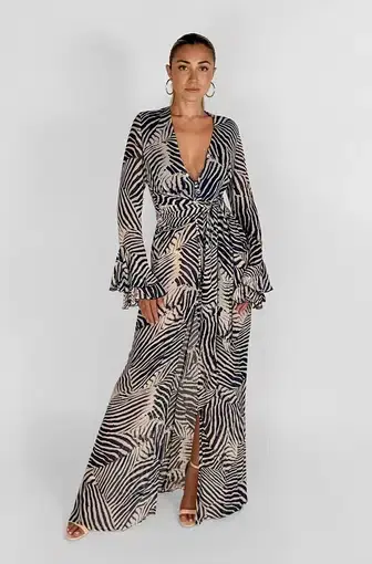 Rat & Boa Thalia Dress Print Size XS / Au 6