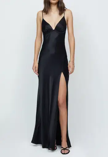 Bec & Bridge Ren Split Maxi Dress in Black Size 14 / XL