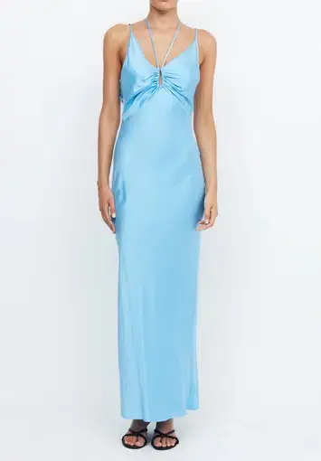 Bec & Bridge Quinn Maxi Dress in Topaz Blue Size 14 / XL
