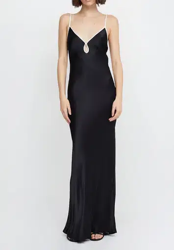 Bec & Bridge Cedar City Maxi Dress in Black/Ivory Size 14 / XL
