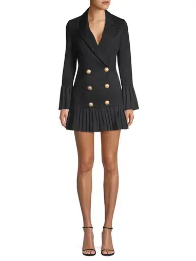 Misha Collection Jordie Blazer Dress Black Size 10