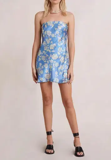 Bec & Bridge Blossom Mini Dress Blue Size 10