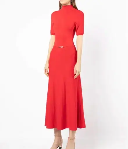 Rebecca Vallance Agnes Knit Dress Red Size 8