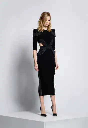 Zhivago La Reine Noire Dress Black Size AU 10