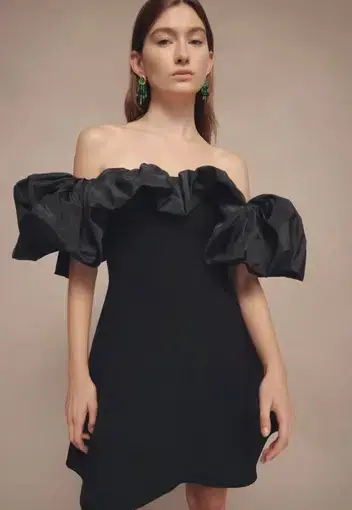 Aje Eldora Mini Dress Black Size 10 