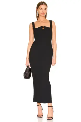 Paris Georgia Diamond Dress Black Size M/AU 10