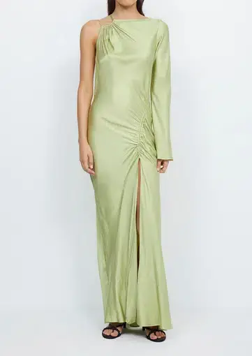 Bec & Bridge Kai Asym Maxi Dress in Pear Size 8 / S