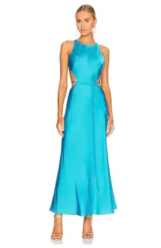 Alexis Lune Dress Sapphire Blue Size Small / AU 8