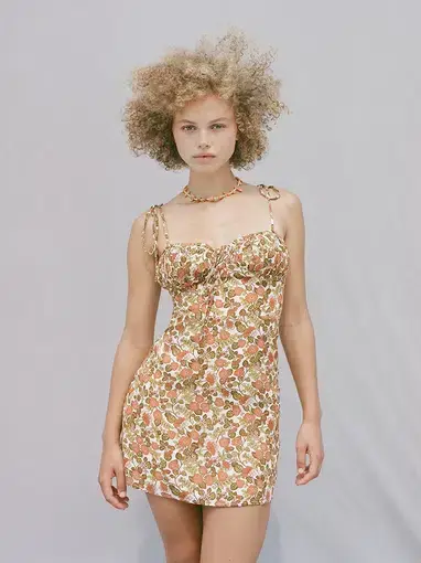 Realisation Par Devon Mini Dress in 70s Floral Size M/Au 10
