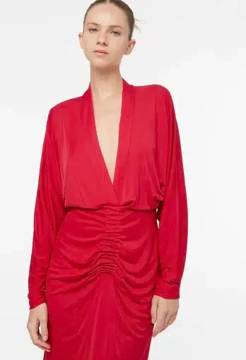 Manning Cartell Silk Jersey Midi Dress Size 10