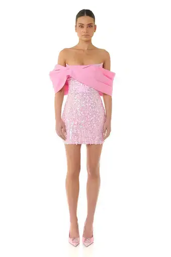 Eliya the Label Bianca Dress Pink Size Small / AU 8