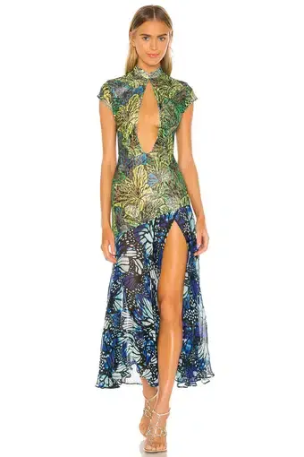 Kim Shui Lace Butterfly Dress Print Size XS / AU 6