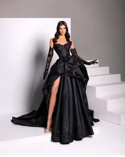 Drenusha Xharra Liliane Dress Black Size AU 8