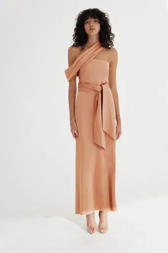 Significant Other Amal Dress in Caramel Size 10