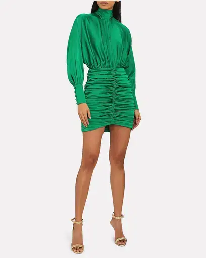 Retrofete Barbara Dress in Emerald Green Size M/AU 10