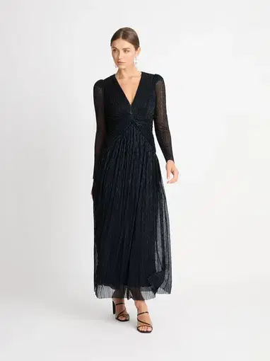 Sheike Billionaire Dress Black Size 8
