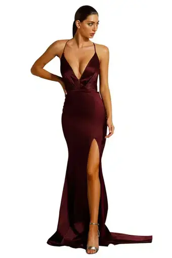 Jadore JX1101 Formal Dress Berry Size 4