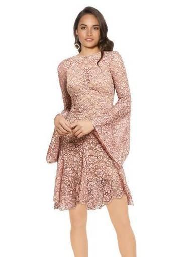 Yeojin Bae Cord Lace Mannon Dress - Pink