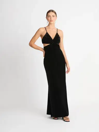 Sheike Phantom Dress Black Size 8