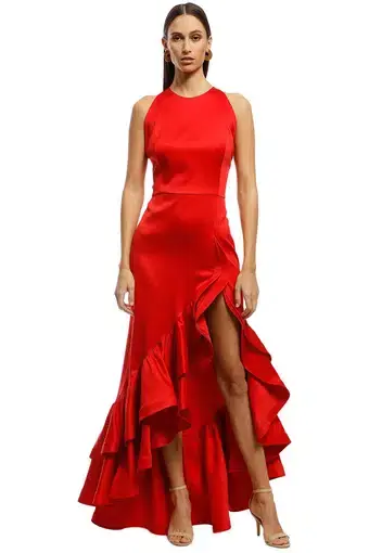 Bronx and Banco Frida Red Flame Dress Size 14 