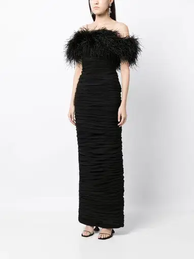 Rachel Gilbert Zion Gown in Black Size 2 / AU 10