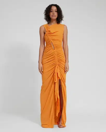 Tojha Lita Maxi Dress Orange Size 8
