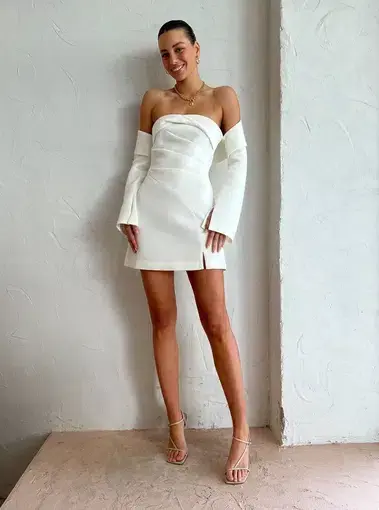 Tojha Emmaline Mini Dress White Size 6