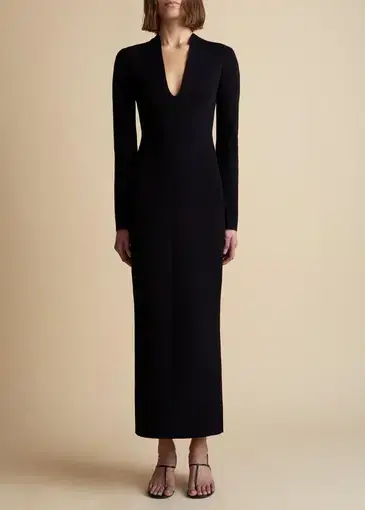 Khaite Odette Dress Black Size S/AU 8
