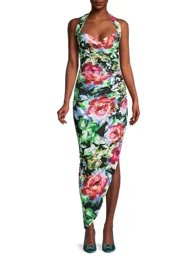 Norma Kamali Cayla Dress in Floral Print Size 8