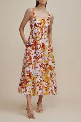 Acler Withington Dress Floral Size 6