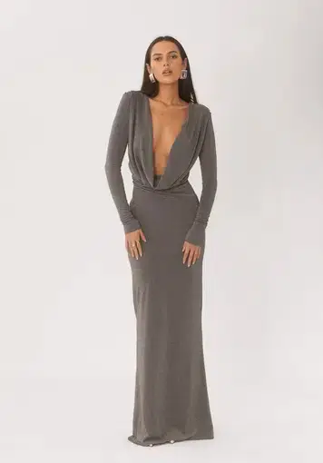 Arcina Ori Jen Dress Grey Size S / AU 8