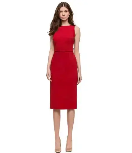 Yeojin Bae Double Crepe Sophie Dress Red Size 1 / AU 8
