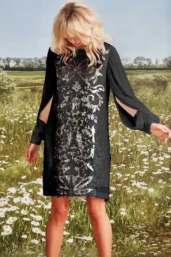 Trelise Cooper Get Cuffed tunic Dress Print Size 14