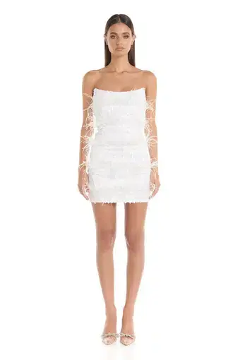 Eliya The Label Tiffany Dress White Size L/Au 12