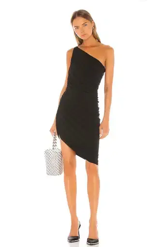 Norma Kamali Diana Mini Dress Black Size XL / AUS 14