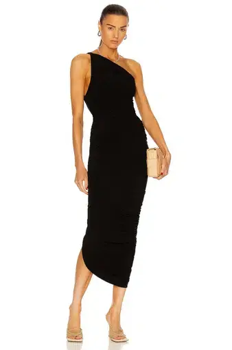 Norma Kamali Diana Gown in Black Size XL / AU 14