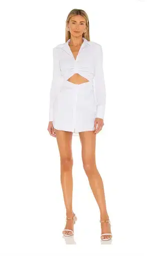 L'ACADEMIE  Damani Dress in White Size 6