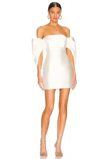 Solace London Elina Mini Dress White Size 6
