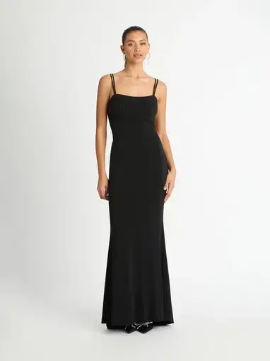 Sheike Monaco Maxi Dress Black Size 6