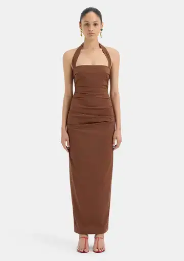 Sir the Label The Nikki Gown Brown Size 10